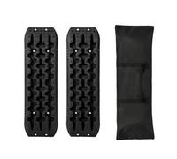 Tracce per il recupero dei veicoli Pista di recupero for fango, sabbia e neve fuoristrada, assi trazione, set scale for pneumatici, accessori for auto, pista portatile for veicoli(2 pc black and bag)