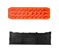 Tracce per il recupero dei veicoli Set di scale for pneumatici, scala for soccorso emergenza, tappetino antiscivolo, cingoli for recupero neve, fango, sabbia, fuoristrada 4X4(One orange and bag)