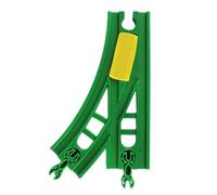 Traccia dell'interruttore da 1 pc in legno in legno Accessorio di accessori per interruttori curvi per accessori Expansion Compatibili con tutti i principali marchi di hobby per un treno giocattolo c