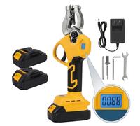 Tracciabilità del Bestiame: Pinza per Orecchie Elettrica con 2 Batterie, Applicatore Automatico per Bovini e Suini, Strumento Marcatura con 3 Set Aghi Ricambio