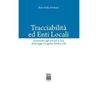 Tracciabilità ed enti locali
