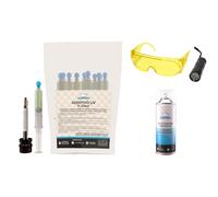 TRACCIANTE UV CLIMA AUTO + ADATTATORE R1234 YF LAMPADA UV CERCAFUGHE PULITORE