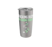 Tracciare i dollari e inseguire i bambini Deer Hunting Parent Bicchiere termico in acciaio inox doppia parete