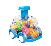 Tracciare Il Veicolo-Promuove Abilità Giocattolo Trasparente Per Bambini, Auto A Preparazione Per I Cartoni Animati, Giocattolo Ad Alimentazione Inerzia, Auto A Trazione Stampa Per L'apprendimento, Un