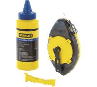 Stanley Powerwinder Tracciatore 30 metri con polvere blu e livellina 0-47-465