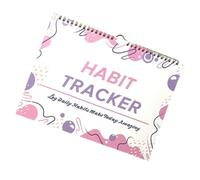 Tracciatore di abitudini motivazionali Journal Daily Journal Undated Habit | Planner senza data con tabella degli obiettivi per la salute, il fitness e le finanze dell'organizzazione per la tua vita