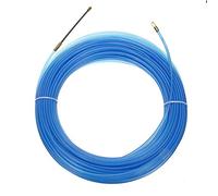 Tracciatore di cavi elettrici, Dispositivo di guida durevole da 4 mm Cavo elettrico in fibra di vetro, lunghezza da 5 m a 40 m, estrattori a spinta, serpente for condotti, nastro for pesci(25m)
