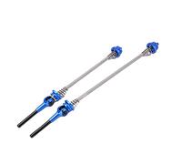 Tracciatore di traino trainer a rilascio rapido leva leggera At -skid Bicycle Skewer per bici da pieghezzamento per road mountain tc in lega in lega 2pc in lega TC4 (Blu)