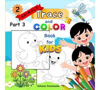Trace and Color Book for Kids - Animals 2 ( Part 3 ): Cute Duck Activities Coloring & Tracing Workbook for Kids | 8.5×8.5 Inch | 80 images page with back blank (160 total pages.) | Big Easy Pictures.
