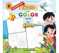 Trace and Color Book for Kids - Numbers and Math Symbols: Numbers 1-9 & 0 | Math Symbols (+, -, ×, ÷, =) | Activity Image Trace, Learn, and Color.