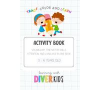 Trace, Color, and Learn! Vocabulary, Fine Motor Skills, Attention, and Language Activity Book | Ages 3-6
