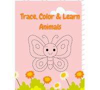 Trace & Color Cute Animals