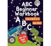 Trace It Big: ABC Beginner Alphabet Trace & Write Learning Workbook - Toddler Boys Edition