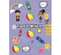 Trace It, Write It! A Fun Handwriting Workbook for Kids | Letters, Words & Shapes Practice