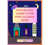 Trace & Learn Alphabet Letters - Spooky Halloween Edition