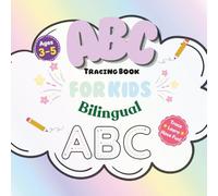 Trace, learn & color bilingual ABC coloring book: practice Upper- & lower-case letters