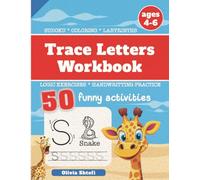 Trace Letters Workbook: Trace letters workbook, Alphabet Handwriting Practice, master uppercase A-Z, Puzzles, Sudoku and Coloring to Boost Writing and Thinking Skills for kids ages 4-6.
