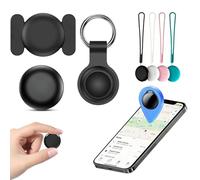 Traceo Localizzatore, Traceo GPS Bluetooth Anti-Perso, Localizzatore Traceo Compatibile Google iOS Apple Android con APP, Batteria Lunga Durata per Chiavi Valigia Auto Animali Domestici (Nero)
