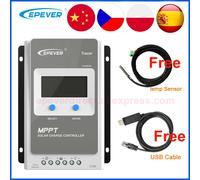Tracer 1210AN 2210AN 3210AN 4210AN 10A 20A 30A 40A MPPT regolatore di carica solare 1210A 2210A 3210A 4210A caricatore solare EPEVER LCD