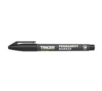 Tracer Fine-Point - Pennarello permanente per la costruzione (1-2 mm Bullet Point per uso generico con inchiostro ad asciugatura rapida) - Nero