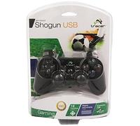 Tracer Shogun USB/PS2 - Volante/Mando (Gamepad, PC, Playstation 2, Alámbrico, USB 2.0, Negro) - [Edizione: Spagna]