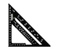 TRACER Speed Square, 175 mm, Rafters Square con scala metrica e anca e valle, strumento di marcatura per tetti e carpenteria