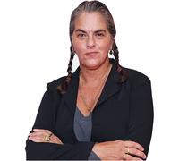 Tracey Emin (Arms Folded) Half Body Buddy Cutout