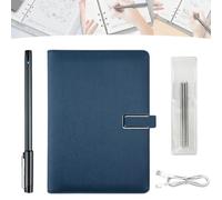 Tracify Pad Notebook, Drawing, Smart Sync Pen And Notebook, With 5 0.02mm High-Precision Spare Refills, 10m Wireless Transmission For Notes, Graffiti, Meetings (Blue)