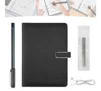 Tracify Pad Notebook, Drawing, Smart Sync Pen And Notebook, With 5 0.02mm High-Precision Spare Refills, 10m Wireless Transmission For Notes, Graffiti, Meetings (Black)