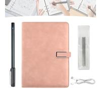 Tracify Pad Notebook, Drawing, Smart Sync Pen And Notebook, With 5 0.02mm High-Precision Spare Refills, 10m Wireless Transmission For Notes, Graffiti, Meetings (Pink)