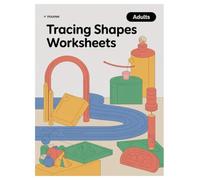 Tracing Shapes Coloring Book: 100 Pages for Adults Relaxation: Mindfulness and Stress Relief Activity for Adults of All Ages