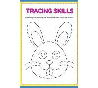 tracing skills: Carefully trace along the dotted line then color the picture.