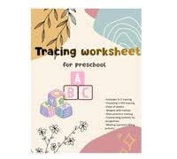 Tracing Worksheet: for pre school kids