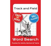Track and Field Word Search Puzzle Book: Word Searches with Easy to Read Print about Track and Field | 6x9 inches, 110 pages | 50+ Puzzles