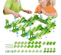 Track Car Toys Cool Fun Interactive Flexible DIY Puzzle Vehicle Playset