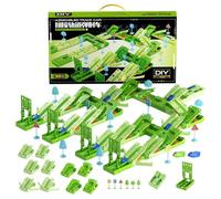 Track Car Toys - Cool Fun Interactive Flexible DIY Puzzle Vehicle Playset