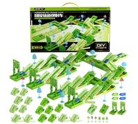 Track Car Toys, Cool Fun Interactive Flexible DIY Puzzle Vehicle Playset