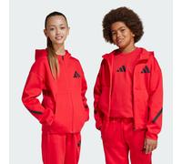 Giacca da allenamento adidas Z.N.E. Full-Zip Hooded Pure Ruby / Black 9-10A