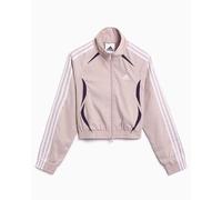 Adidas Originals Slim Full Zip Sweatshirt Rosa L Donna