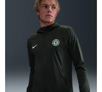 Track jacket da calcio in maglia con cappuccio Nike Dri-FIT Chelsea FC Strike - Uomo - Verde XL