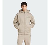 Track jacket New adidas Z.N.E. Full-Zip Hooded Putty Beige LT