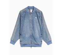 Track Jacket Oversize adidas Originals Denim 3 Stripes per donna