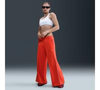 Track pants a gamba larga e vita media Nike Sportswear - Donna - Rosso XL (IT 52-54)
