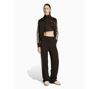 adidas Originals - Firebird - Pantaloni sportivi ampi marroni e rosa-Marrone S