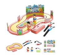 Track Racing Motion Toys - 54.6cm Motion Sensing Game | ABS 2-Player Interactive Family Activities Track With Wireless Wristbands, Competitive Simulation Racing Toy For Kids Youth Birthday