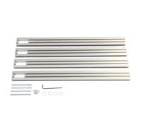 Track Saw Guide 600mm Adjustable Backplane, Woodworking Parallel Guide Rail System, Aluminum Alloy Track Saw Guide Rail Joining Set with Scale for Sculpture Furniture Crafting