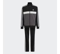 Track suit Essentials 3-Stripes Tiberio Black / Grey Five / Grey One / White 15-16A