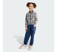 Womens adidas Track Suit Set Sst Loose Cropped - Blu, blu 4-5Y