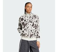 adidas Originals - Top sportivo in raso con stampa pezzata-Multicolore S
