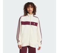 Track top Colorblock Cream White / Maroon XL